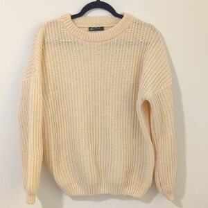 White Knit Sweater